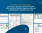 20 Small Business Excel Templates Bundle
