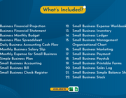 20 Small Business Excel Templates Bundle