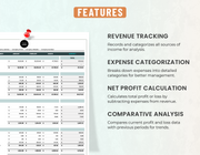 Administration Profit and Loss Statement Template