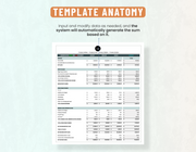 Administration Profit and Loss Statement Template
