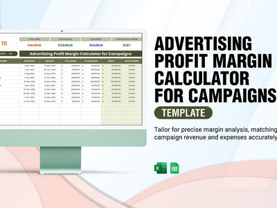 Advertising Profit Margin Calculator for Campaigns Template