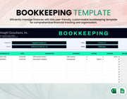 Free Bookkeeping Template