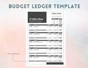Budget Ledger Template