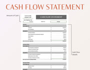 Cash Flow Statement Template