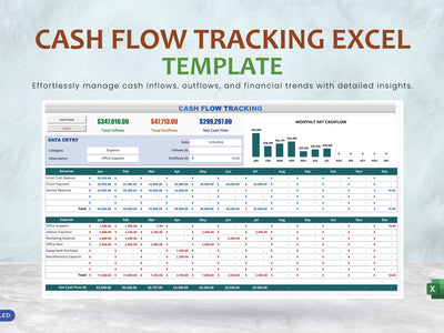 Cash Flow Tracking Excel Template