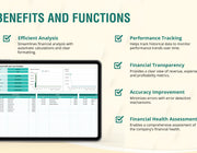 Finance Profit and Loss Analysis Template