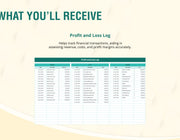 Finance Profit and Loss Analysis Template