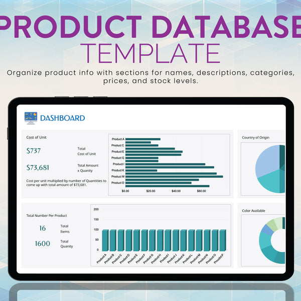 Product Database Template