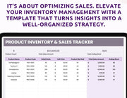 Product Inventory & Sales Tracker Template