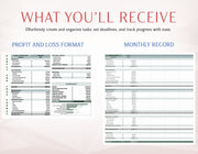 Proforma Profit and Loss Template