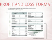 Proforma Profit and Loss Template